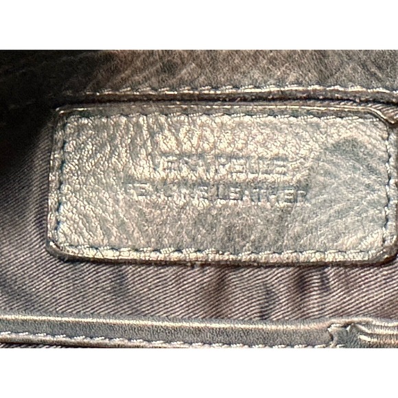 Gianni Conti Handbag Shoulder Crossbody Strap Navy 100% Leather Made Italy - Picture 10 of 15